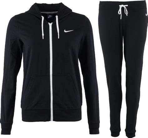 nike trainingspak dames zwart|trainingspak Nike zwart.